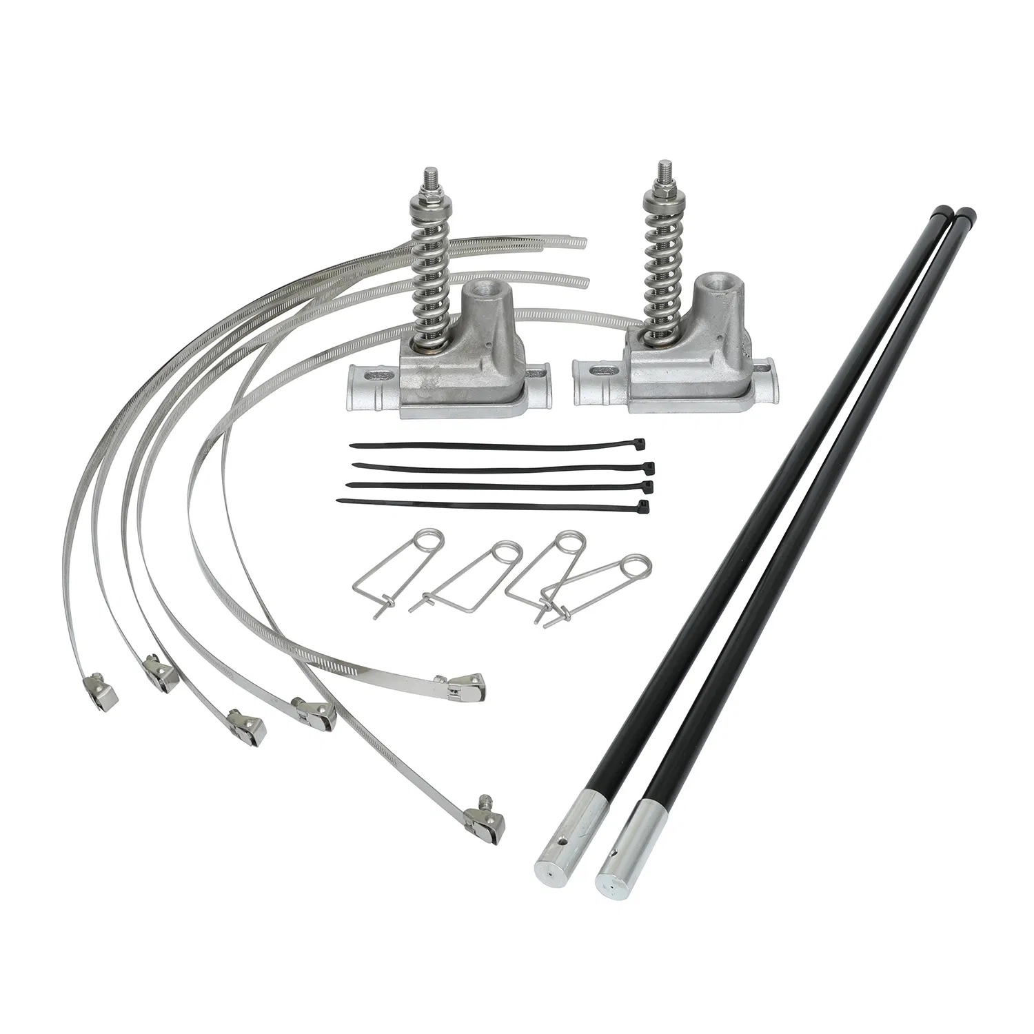 Metal Stainless Steel Street Light Pole Advertising Sign Fixture