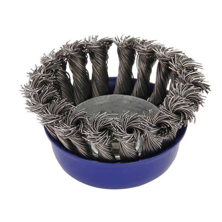 Sali 3'' 75mm High Quality Twisted Wire Cup Brush