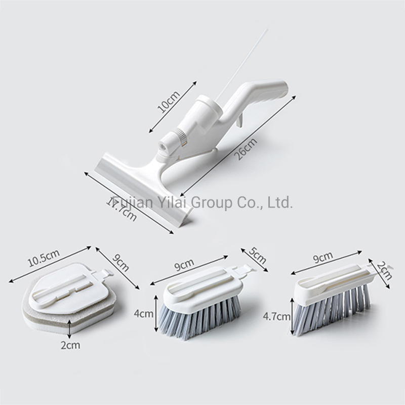 5 In1 Cleaning Brush with Spray Bottle, Water Spray Cleaning Tool, Wet Brush Scrub