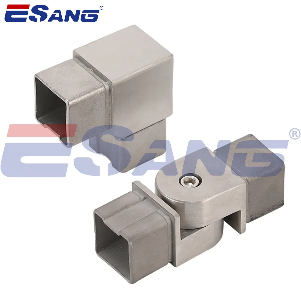 Esang Railing Fittings Adjustable Flexible Stainless Steel Elbow Joint for Handrail