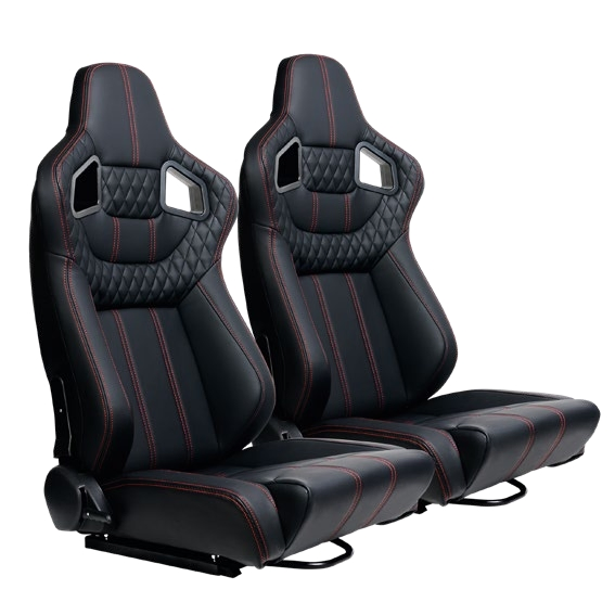 Регулируемое гоночное кресло-ковш из полиуретана и ткани