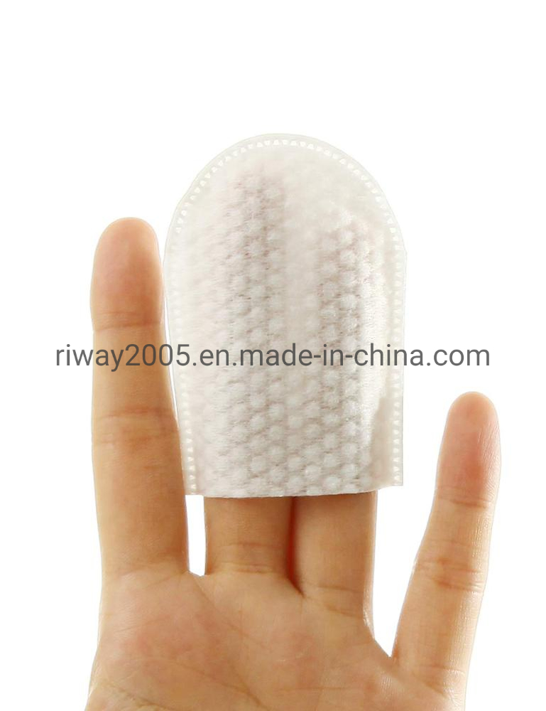 Facial Makeup Cleansing Cosmetic Embossing Finger Cotton Pads