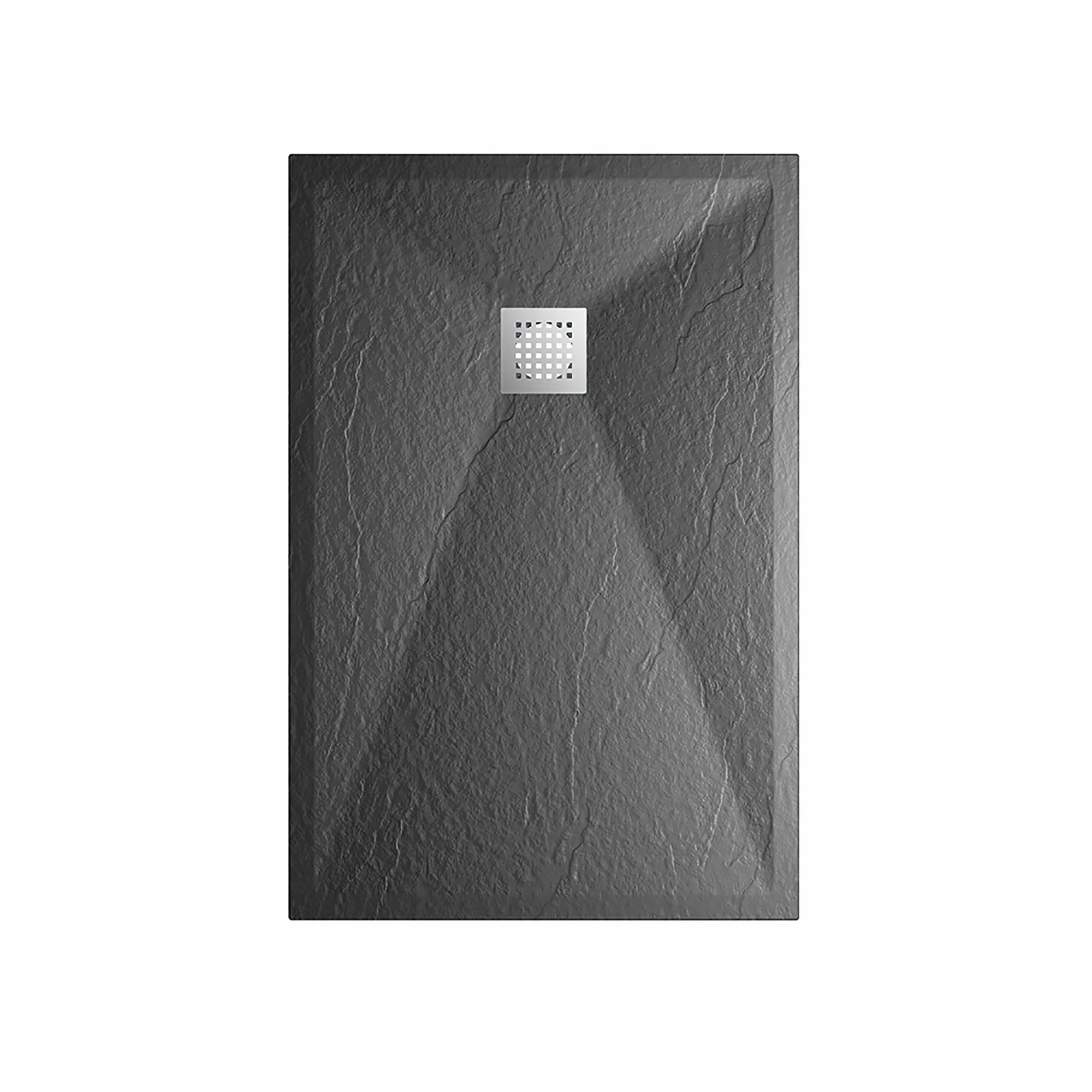 China OEM Factory Advanced Solid Surface Modern Bathroom Shower Base Customized Colour Artificial Stone Shower Tray