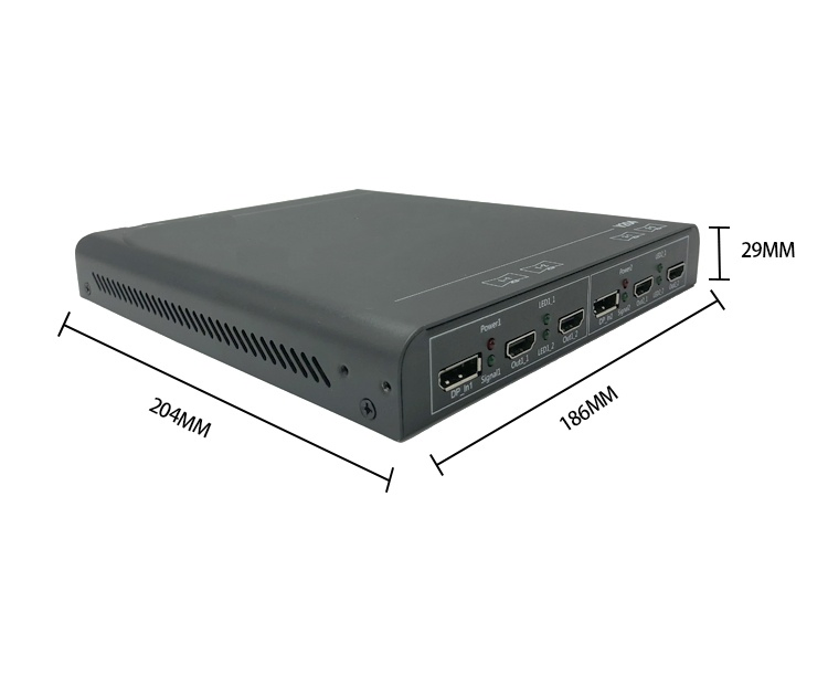 Custom 3D 2X2 8K 1X4 4K UHD LED Video Wall Controller Box