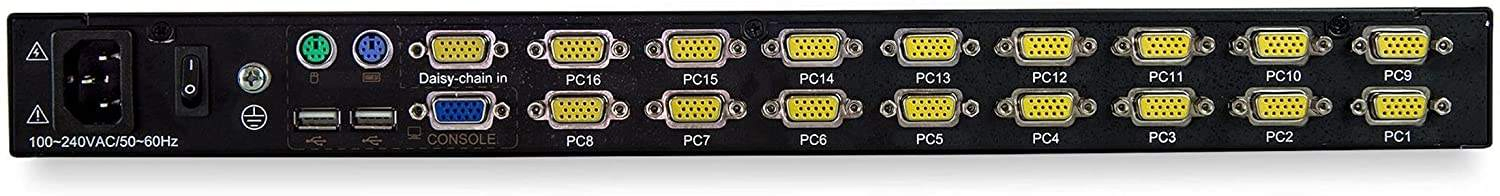 Custom 16 Port Rackmount Kvm Console Mountable Kvm Switch 1u LCD Kvm Drawer