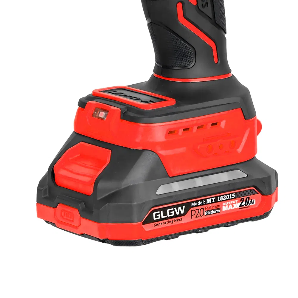 Glgw 20V Cordless Brushless Motor Automatic Industrial Lithium Battery Nut Riveting Gun M3-M12 Nut Rivet Machine Tool for DIY