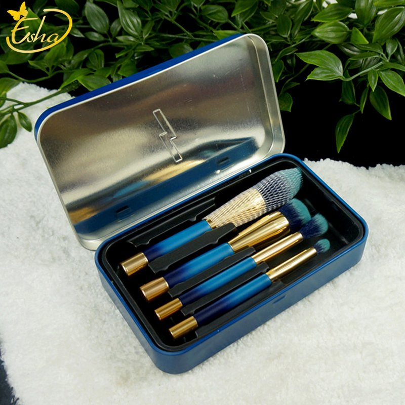 Magnetic Cosmetic Brush Set Wholesale Travel Portable Makeup Brushes Beauty Tool Kit