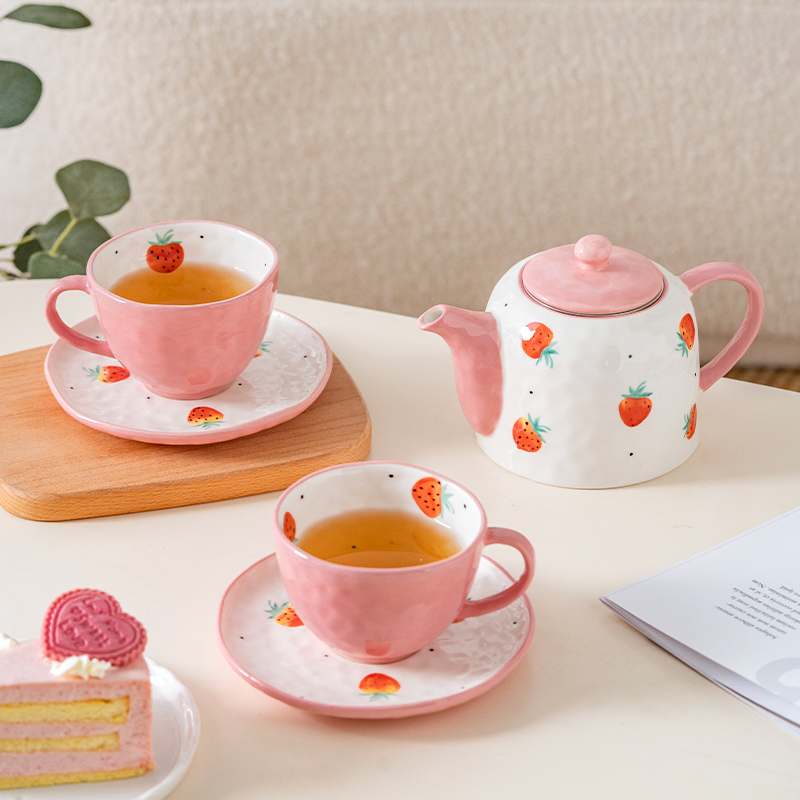 Элитный кофейный сервиз из фарфора с блюдцем