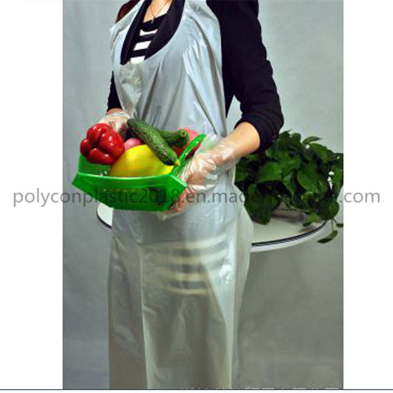 Household Restaurant Kitchen Disposable Plastic Aprons