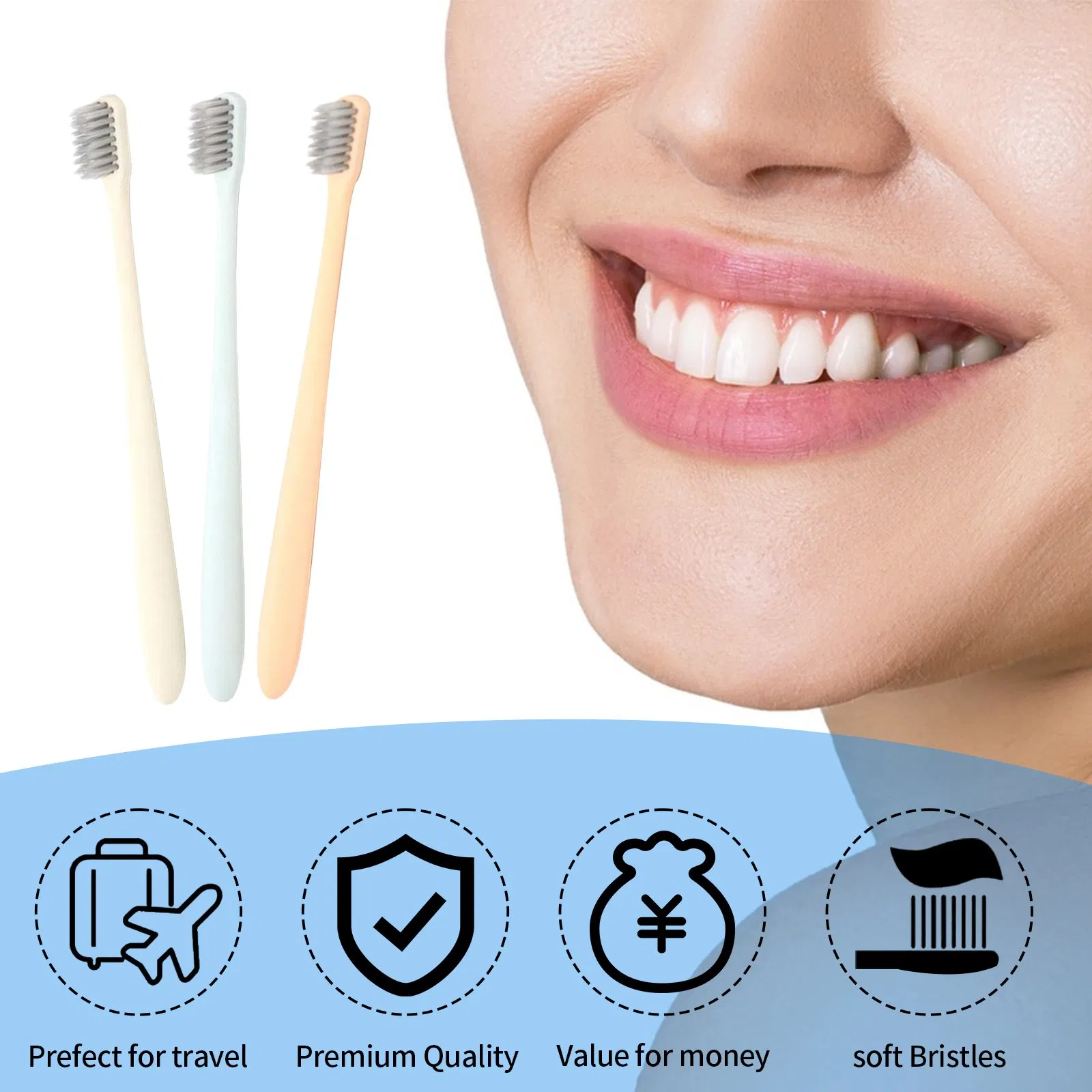China Toothbrush Factor Unique Customized Adult Toothbrush with FDA