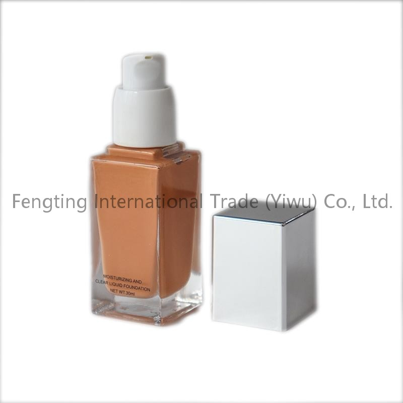 OEM ODM Private Label Service 25 Shades of Premium Pink Black Bottle Foundation