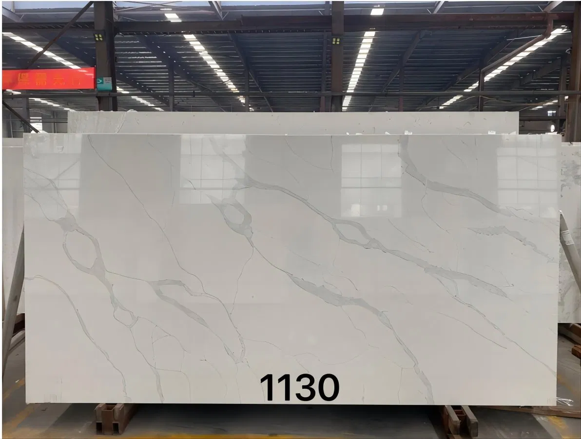 Quartz Stone Slabs for Kitchen Countertop OEM/ODM (Calacatta/Carrara/Solid colors/etc.)