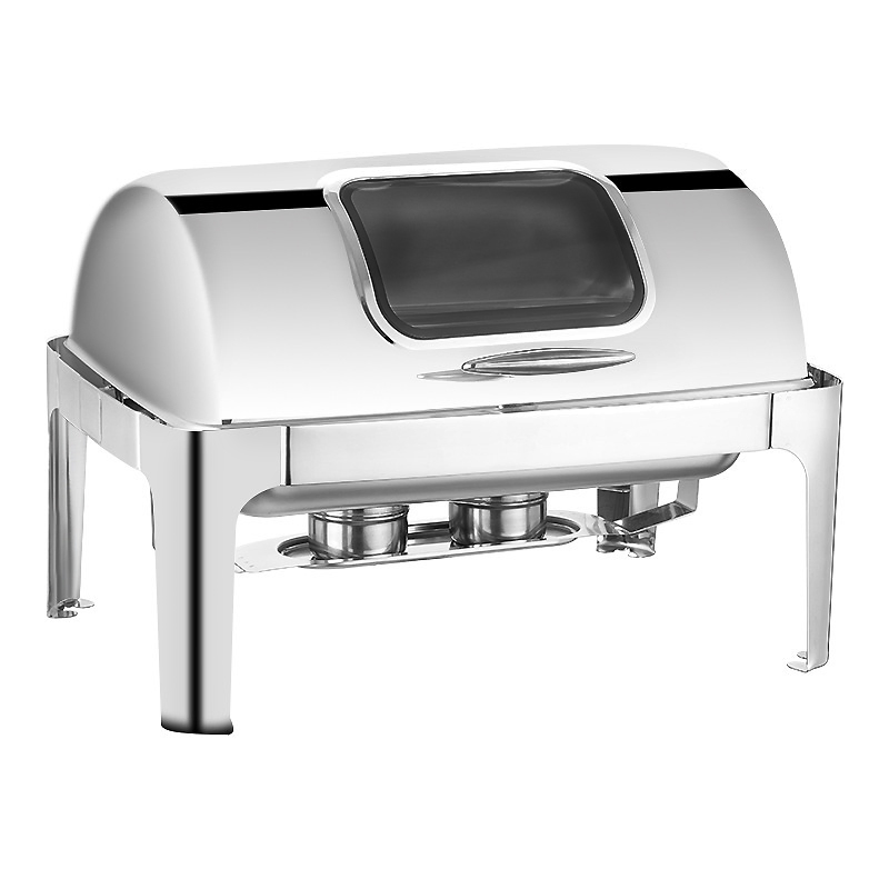 Hotel Available Oblong Stainless Steel Food Display Buffet Chafing Dish