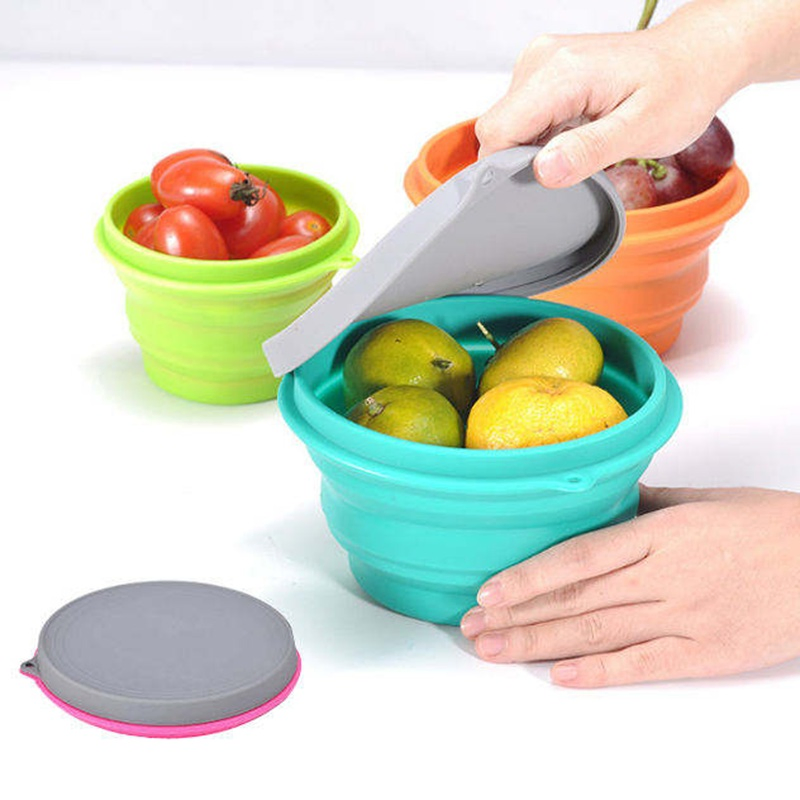 Versatile Silicone Food Storage Container for Easy Travel