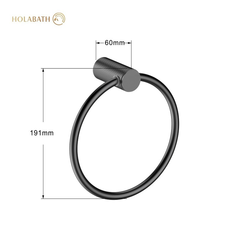 Настенное кольцо для полотенца из нержавеющей стали