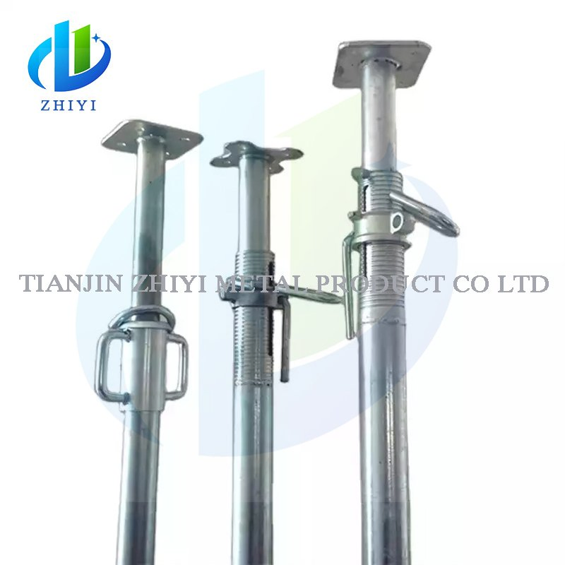 Galvanized Formwork Support System U Fork Head Adjustable Steel Prop