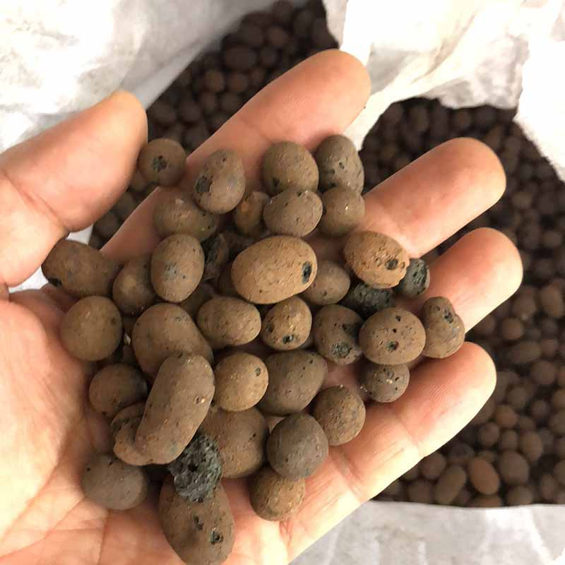 8-12mm Hydroponic Growth Media Expanded Clay Balls Clay Pebbles Leca