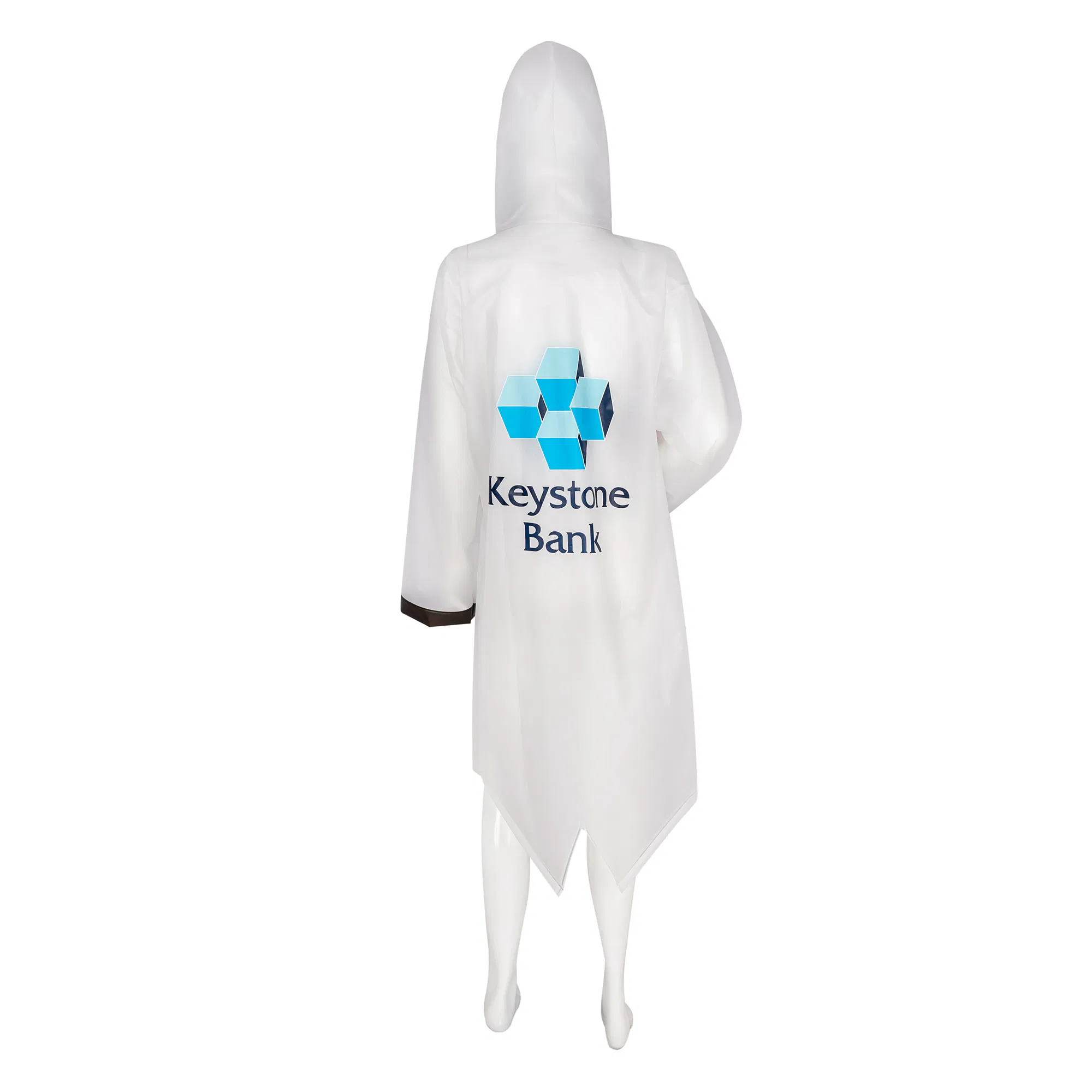 Custom Eco-Friendly Children Kid EVA Rain Poncho Printed Raincoat by Customer's Promoting Logo