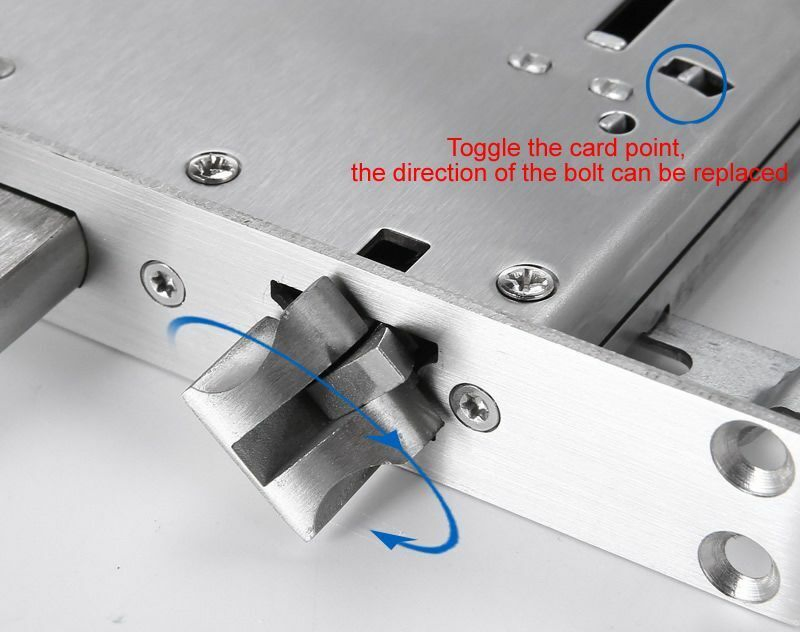 6068 Smart Lock Key & Accessories Stainless Steel Big Mortise Lock