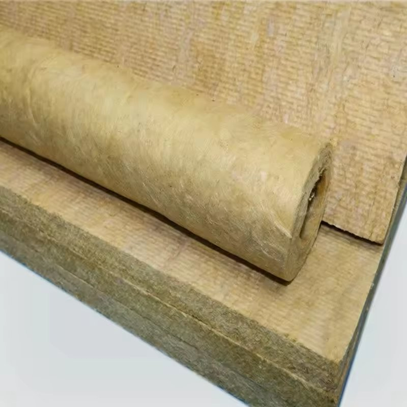 Chinese Manufacture of Fire Retardant Insulation Rockwool Rock Wool Blanket/Roll 40-200kg/M3, 1000mm Length