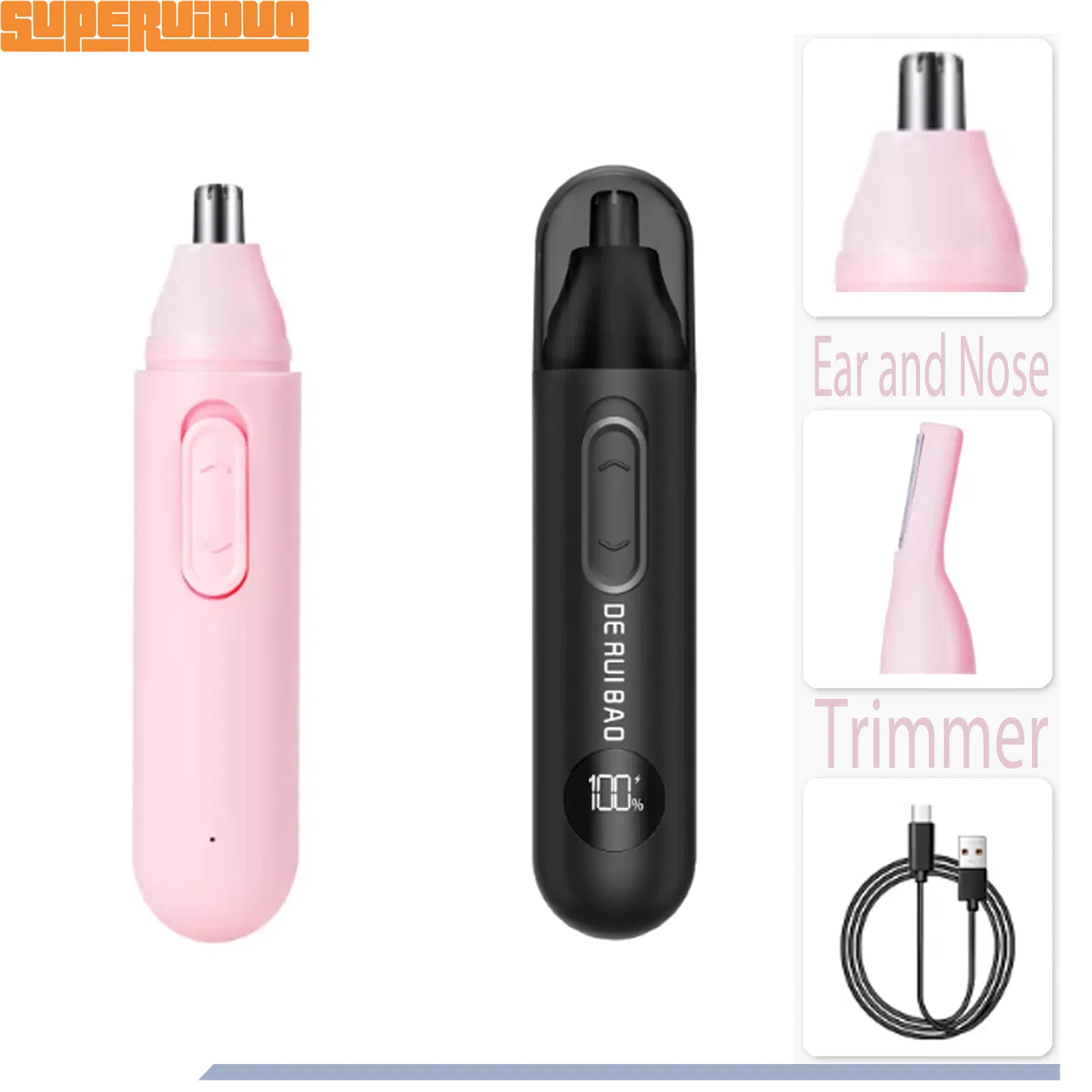 No-Tugging Smooth Cutting Experience Nose Hair Trimmer