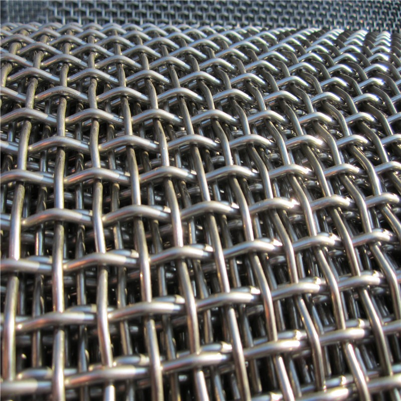 Mine Sieving Woven Wire Hooked Vibrating Screen Mesh for Stone Quarry