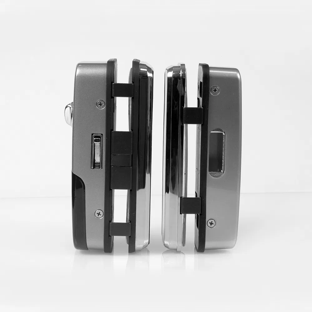 Remote Control Access Control System Smart Fingerprint Glass Door Lock