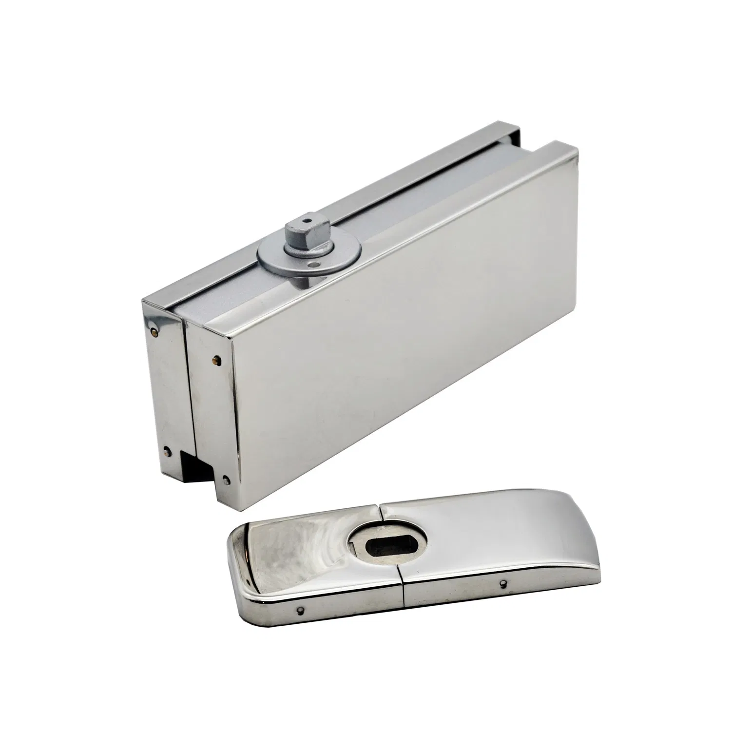 Stainless Steel No-Digging Concealed Floor Spring Door Closer Glass Door Hinge