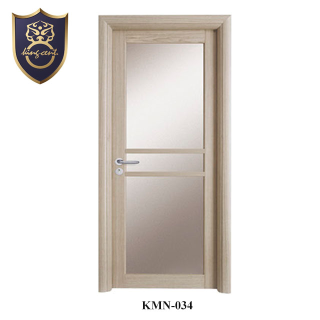 Premium Solid MDF Glass Swing Doors for Interior Spaces