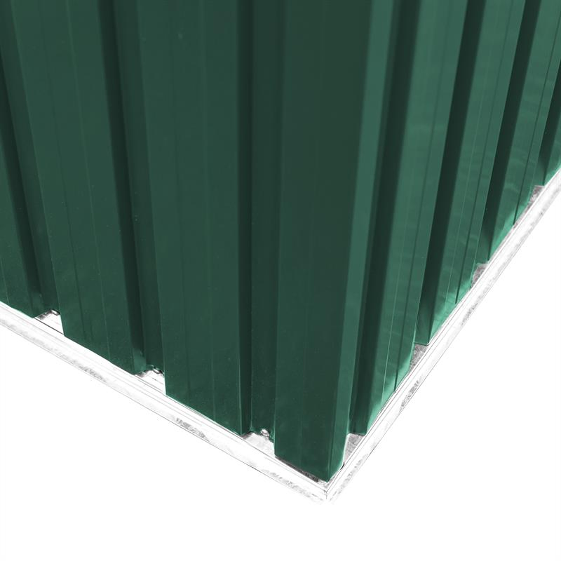 High-Quality Assembly Kit Small Green Metal Storage Garden Sheds