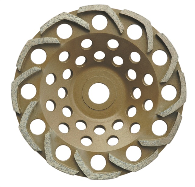 Diamond Grinding Wheel, Segment Grinding Wheel, 3 Segment 4"
