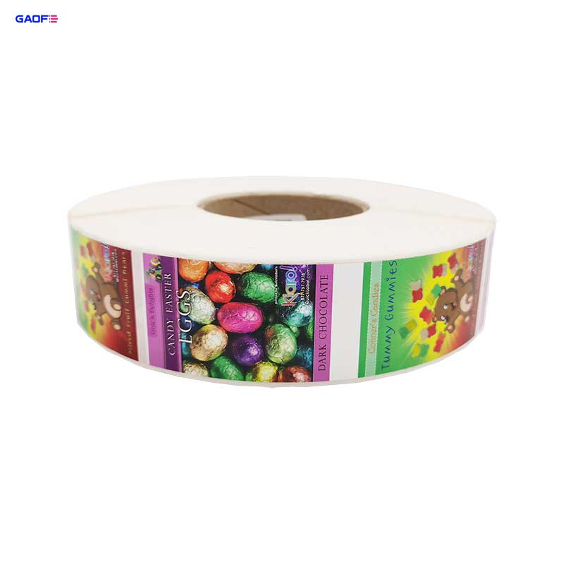 High Quality Customized Roll Color Printing Cmyk Glass Wine Bottle Food Packing Waterproof Label