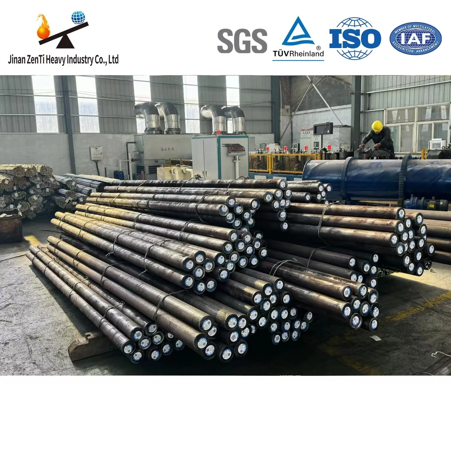 Grinding Steel Rod Grinding Steel Bar Grinding Media for Cement Concrete Chemical Metallurgical Industry Power Station Customized and C45/40cr Cheap