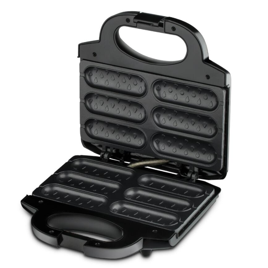 Double-Sided Heating None-Stick Coating Black Corn Dog Maker