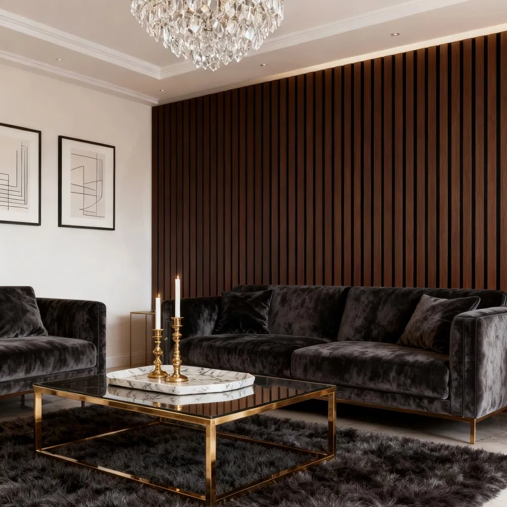 Rated Pet Composite Slatted Acoustic Panels