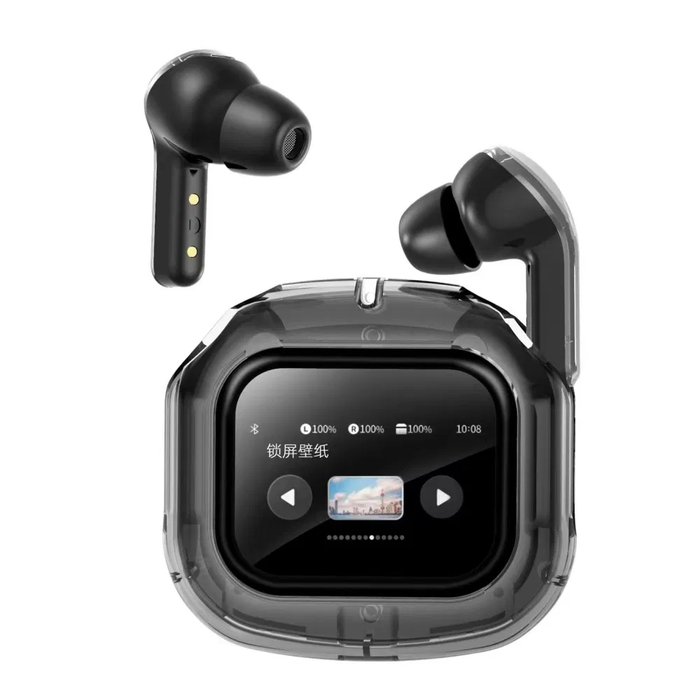 2025 Full Color Touch Screen Bluetooth 5.4 Earphone True Wireless Headphones Tws Earbuds