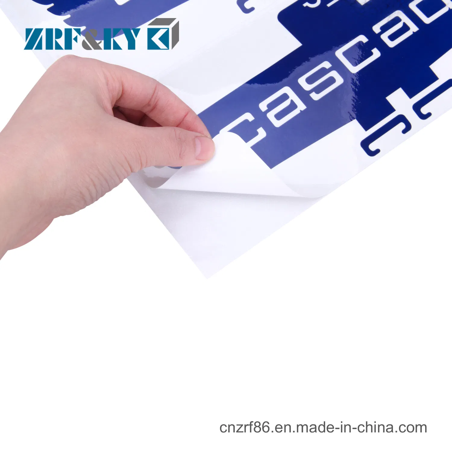 Custom Printed Waterproof Warning Sign Vinyl Roll Paper Label Sticker