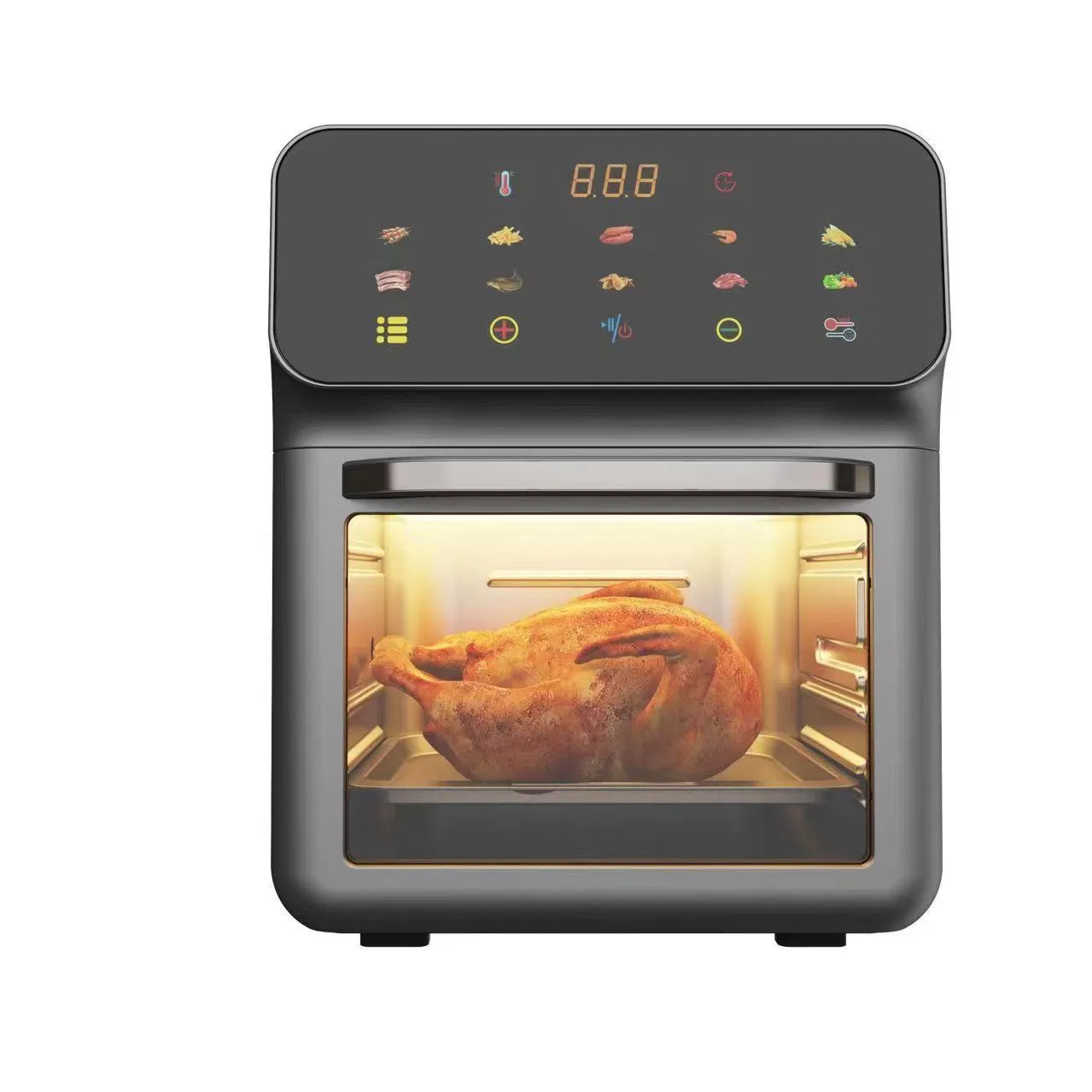 Large Capacity, 360° Air Circulation, Detachable Crumb Tray, Touch Screen, Home Kitchen Cooking Healthy Cooking Digital Air Fryer
