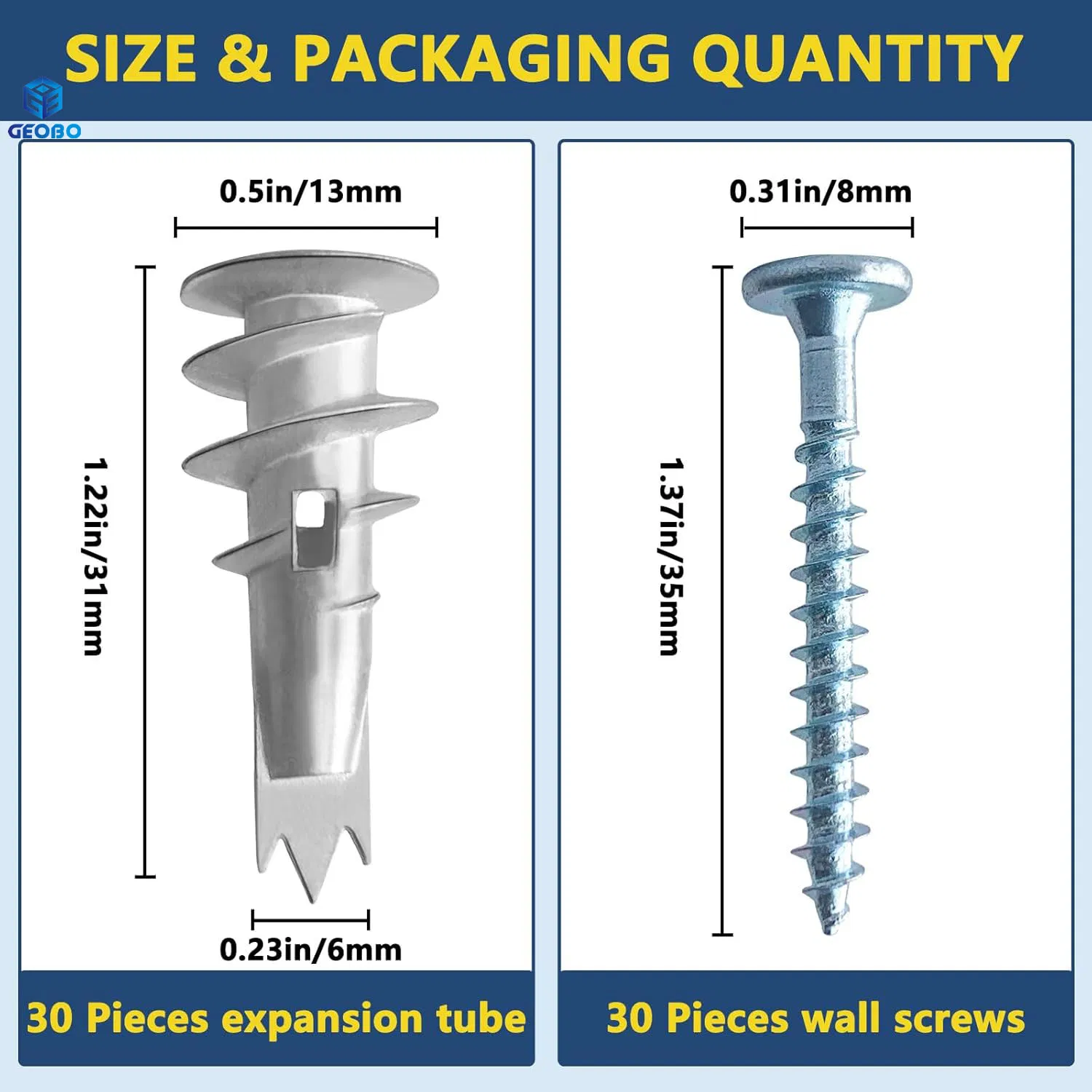 Self Drilling Anchors and Screws Metal Wall Anchors Drywall Heavy Duty