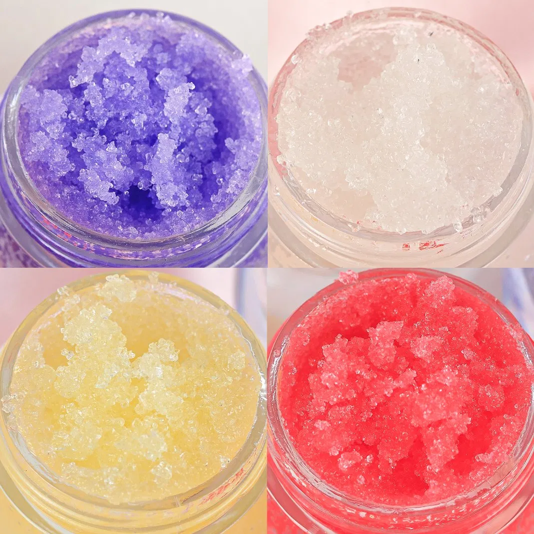 Custom Private Label Natural Organic Vegan Sugar Lip Scrub