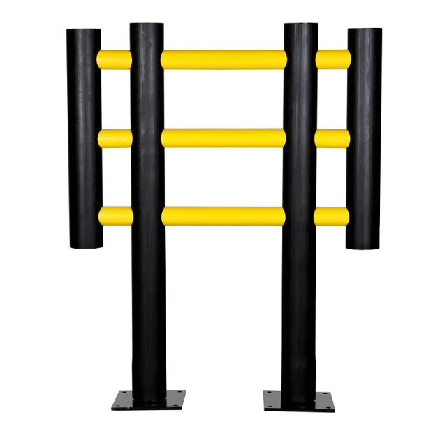 RSs-cb078 Powder Coated Industrial Warehouse Corner Safety Barrier for Protector Metal Fence