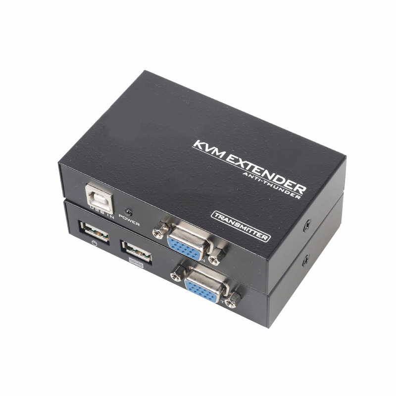 KVM-удлинитель VGA/HDMI по Ethernet, 100 м, 1080P