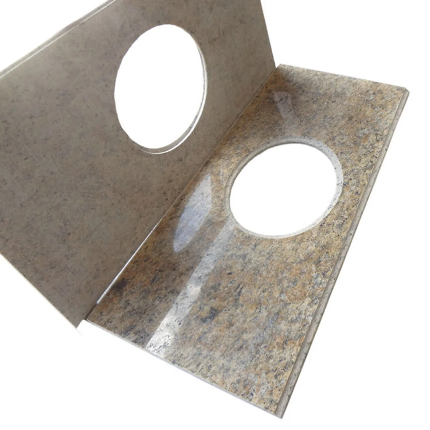 Brazil Classic Dark Yellow Giallo Santa Cecilia Granite for Countertop Flooring and Walling