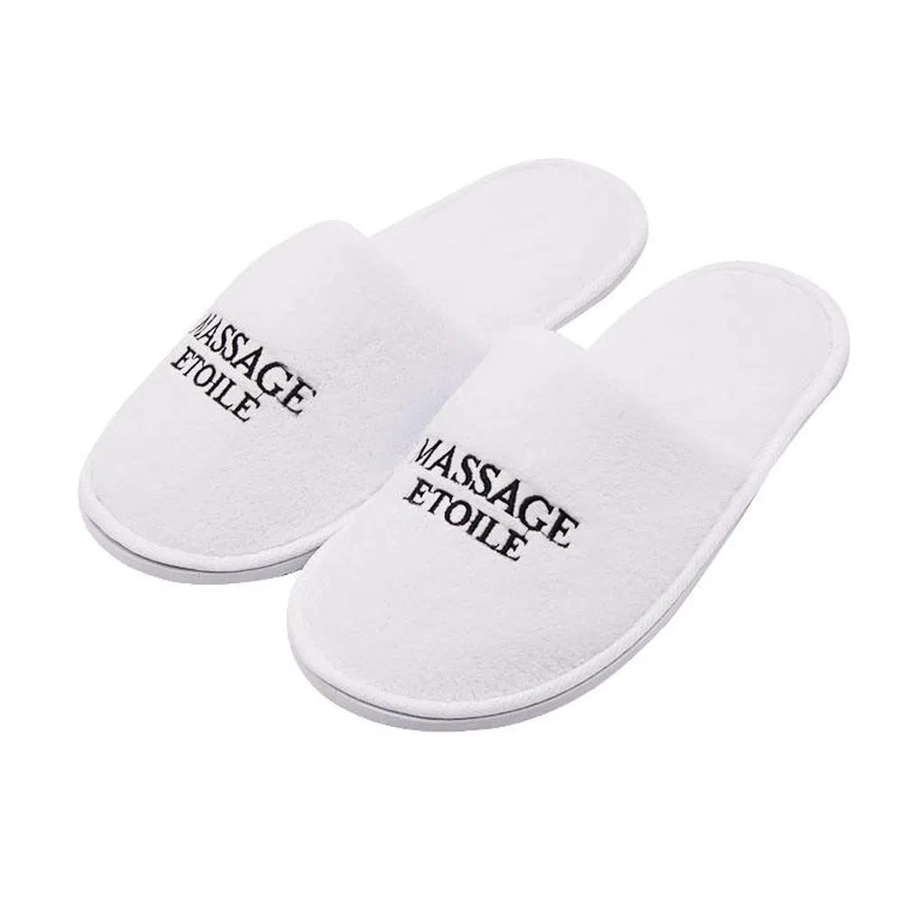 Anti-Slip Texture Disposable Anti Slip Hotel Bathroom Slipper for Budget Hotel