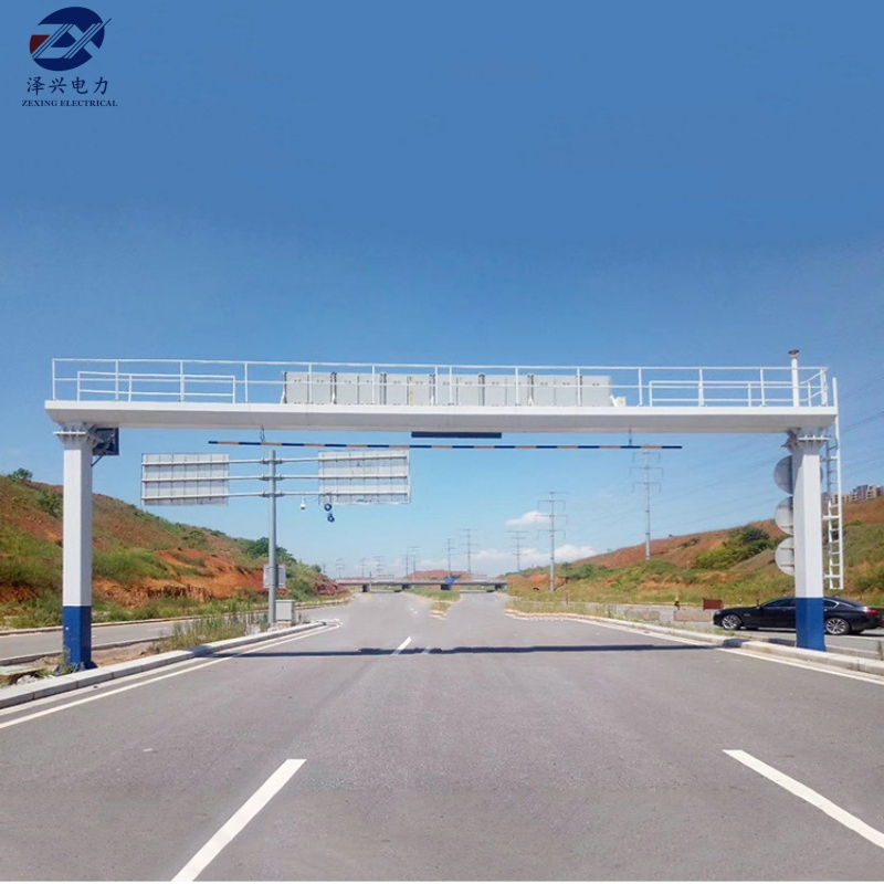 Durable Traffic Gantry for Signage and Surveillance Systems