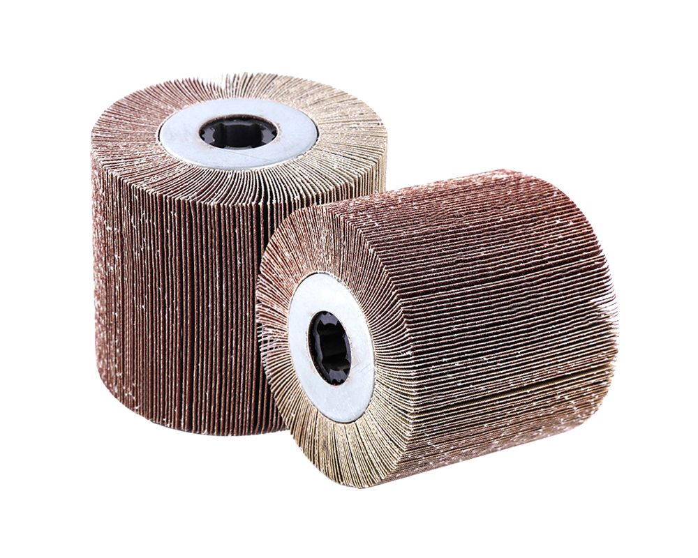 120X100X19mm Aluminum Oxide Abrasives P60-P320 Grit Wire Drawing Wheel Brush Burnishing