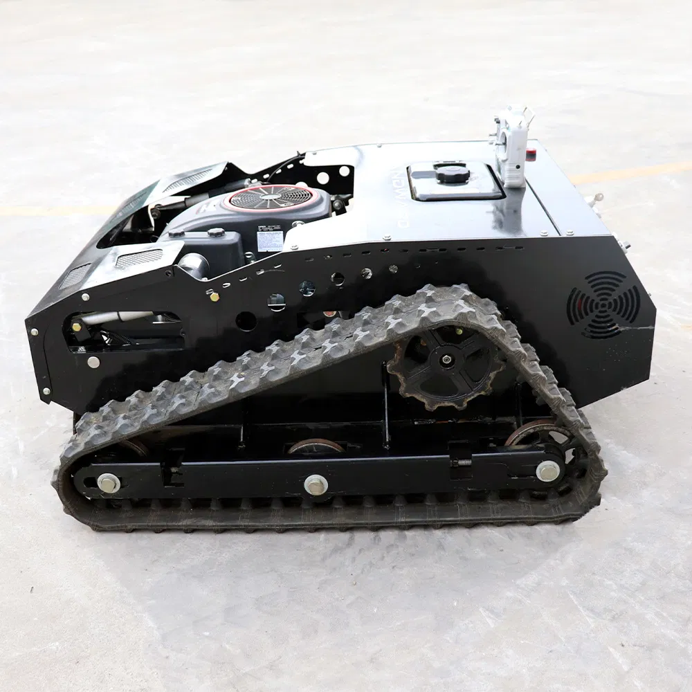 CE Approve High Quality All Terrain Grass Cutting Machine Crawler Mower Agriculture Electric Remote Control Brush Cutter Multifunctional Robot Lawn Mower Sale