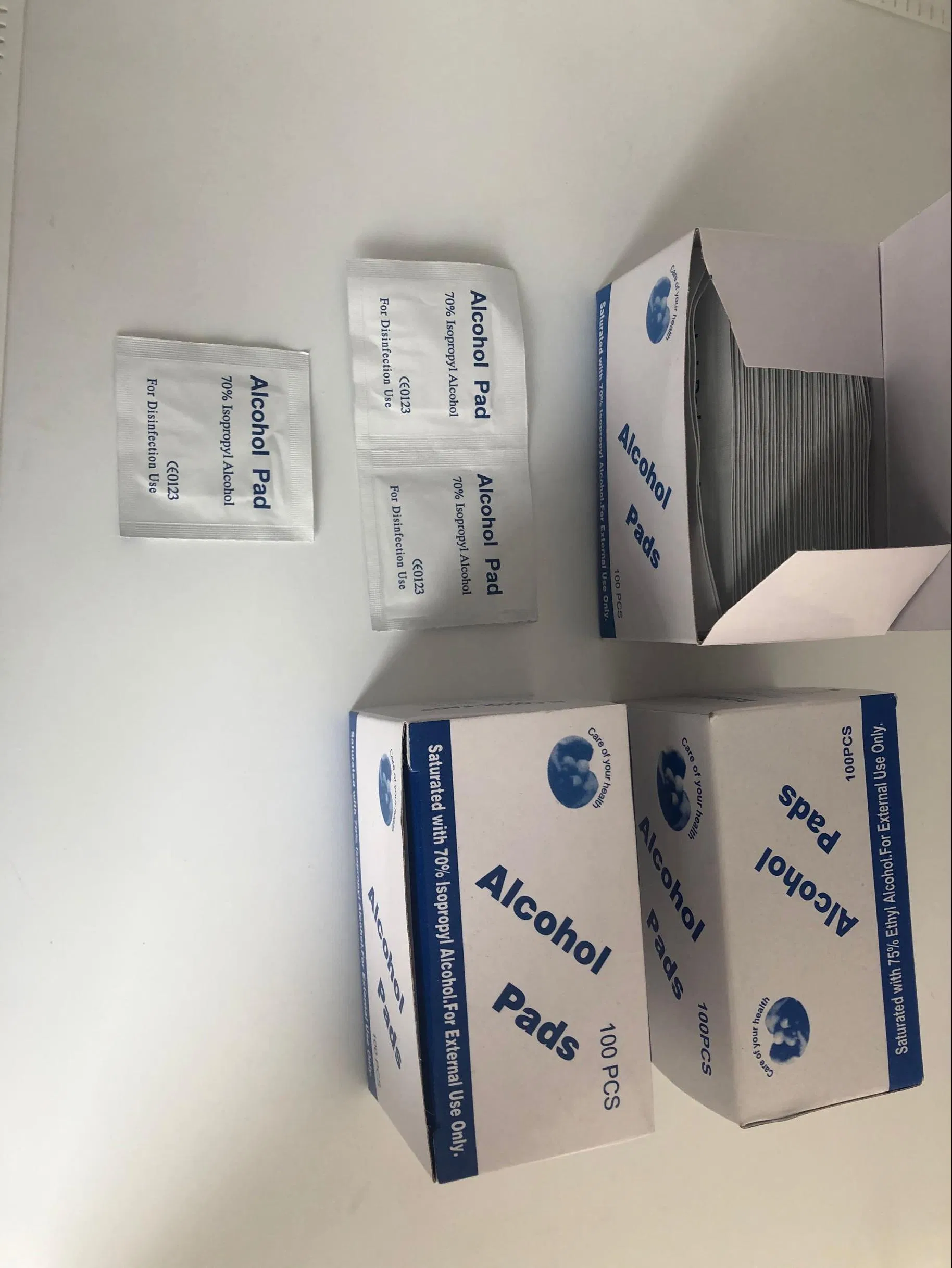 Non Woven Price Wet Medical Alcohol Pad Wipes 70% Cheap