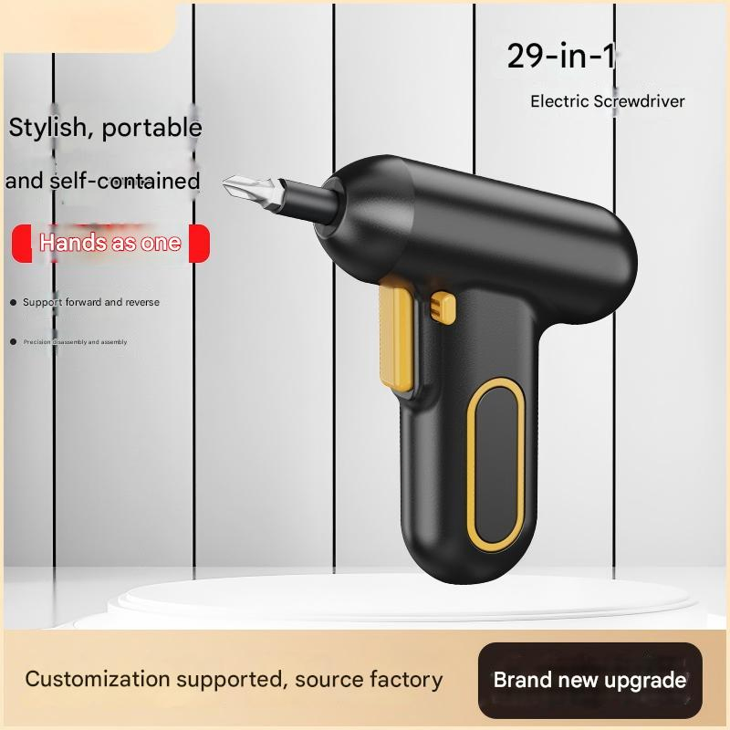 Versatile Home Decorative Hardware Tool High Rotation Speed with Drill Bits Electric Screwdriver