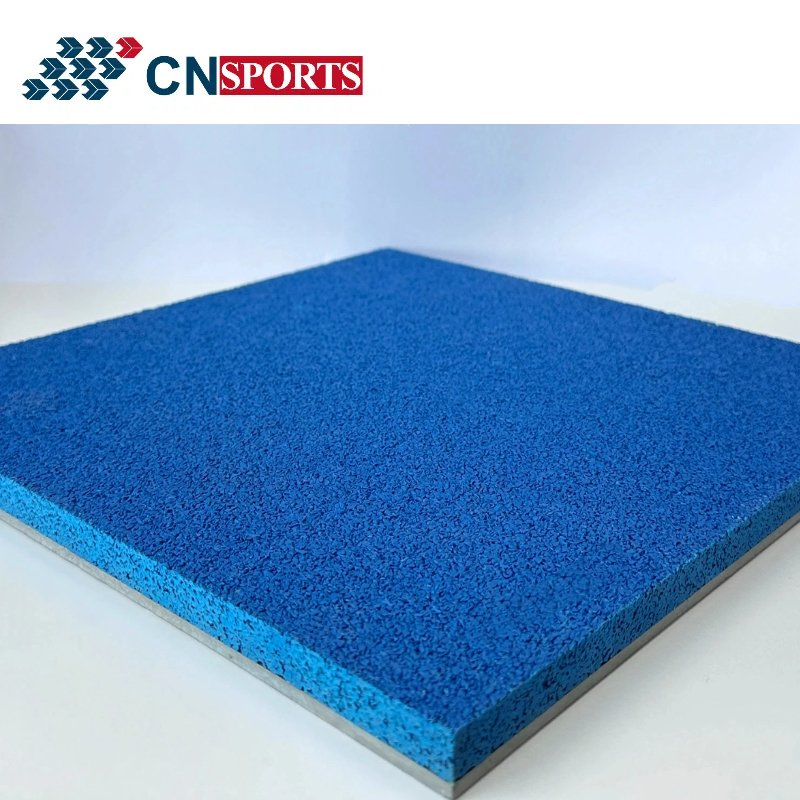 EPDM Granules Soft Surface Floor Tiles/Rubber Flooring for Outdoor Sports Court